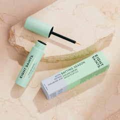 Eight Saints packaging box highlighting natural ingredients and clean beauty.