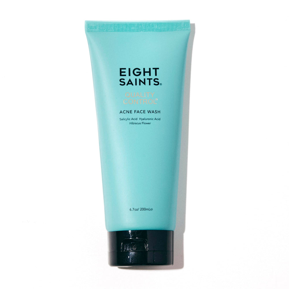Eight Saints Quality Control Acne Face Wash bottle for daily cleansing and clearer pores