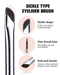 EIGSHOW brush in hand applying liner with controlled precision