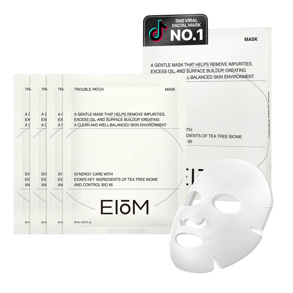 EIOM Trouble Patch Mask full-face coverage helps address breakout-prone skin.