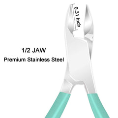 Ejiubas stainless steel nipper delivers clean, precise snips for hangnails and ragged cuticles.