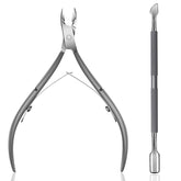 Ejiubas cuticle trimmer with polished steel front for precise trimming.