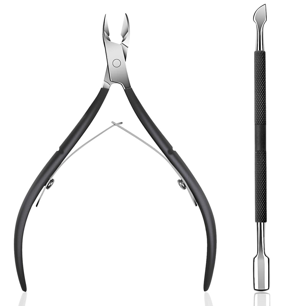 Ejiubas cuticle trimmer with handle-side view for precise nail care