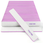 Ekrnlyi nail files with 100/180 grit dual-sided for versatile shaping.