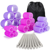 ELASO 33-piece hair rollers set box for easy storage and versatile styling.
