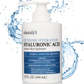 Elastalift crema corporal con ácido hialurónico en frasco para hidratación profunda.