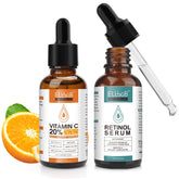 ELBBUB Day-Night Serum bottle close-up showing premium packaging for daily use.
