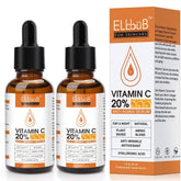 ELBBUB Sérum Vitamina C 20% con ácido hialurónico, para hidratación profunda.