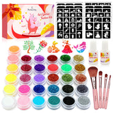 Kit de tatuajes con brillos de Eleanore's Diary para diseños brillantes