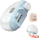 Electric Nail Clipper for Seniors 2in1-trimmer-polisher for safe trimming and smoothing nails.