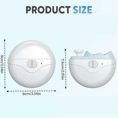 Electric Nail Clipper for Seniors 360-degree-head provides precise angles for thick nails.