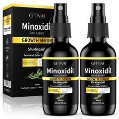 Elegra Minoxidil con botella y rociador para absorción rápida en cuero cabelludo