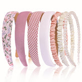 Eleilians 7pc headbands set provides versatile styles for daily outfits.