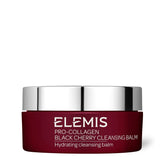ELEMIS Pro-Collagen Black Cherry Cleansing Balm packaging shown, premium tub for daily cleansing.