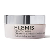 Elemis Pro-Collagen Fragrance Free Cleansing Balm 100g jar closeup for gentle cleansing and soft skin