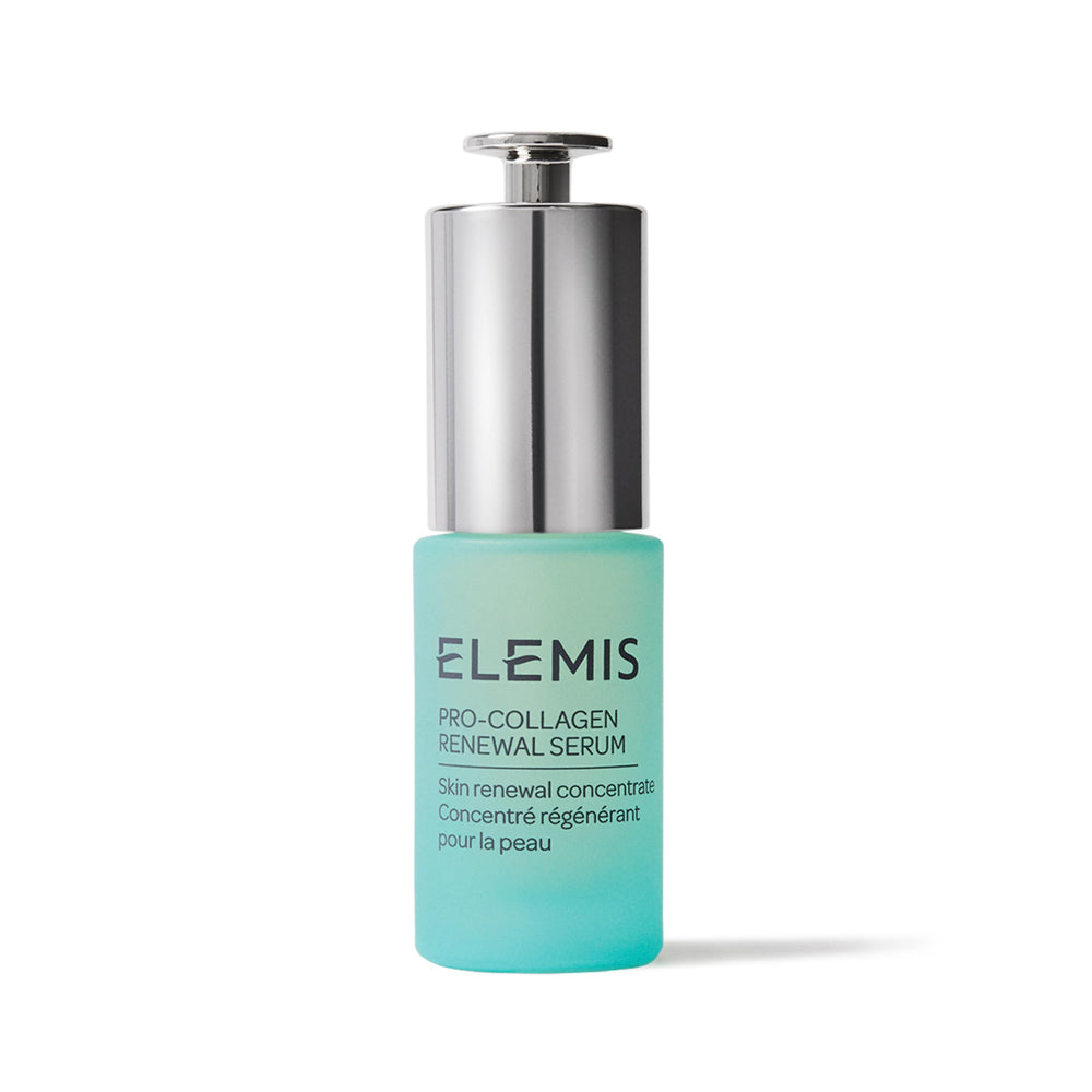 Elemis Pro-Collagen Renewal Serum bottle 15ml with dropper for smoother skin
