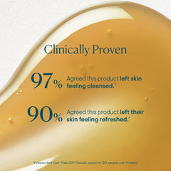 ELEMIS Superfood Facial Wash pump demonstrates easy, controlled application for daily use.