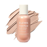 ELEMIS Superfood Glow Priming Moisturizer bottle for radiant skin prep.