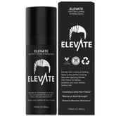 Elevate fijación de fibras capilares, botella, mantiene el look intacto todo el día.