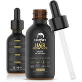 Elevate Hair Regrowth Treatment bottle pour for easy daily use toward fuller hair.