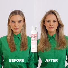 Blow-drying process to lift and set voluminous styles.
