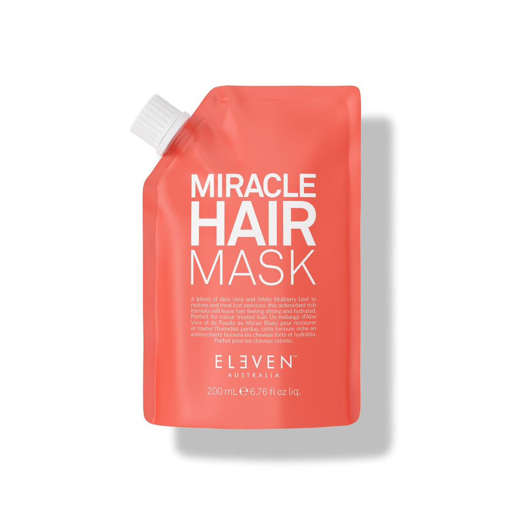 ELEVEN AUSTRALIA Miracle Hair Mask bottle for deep hydration and damaged hair repair