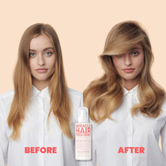 ELEVEN AUSTRALIA Miracle Leave-In demonstrates frizz-control on textured hair