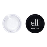 e.l.f. Brow Lift clear bottle showing a strong hold for fluffy brows