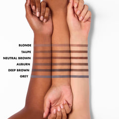 e.l.f. Instant Lift Brow Pencil precision tip used to fill sparse areas with control