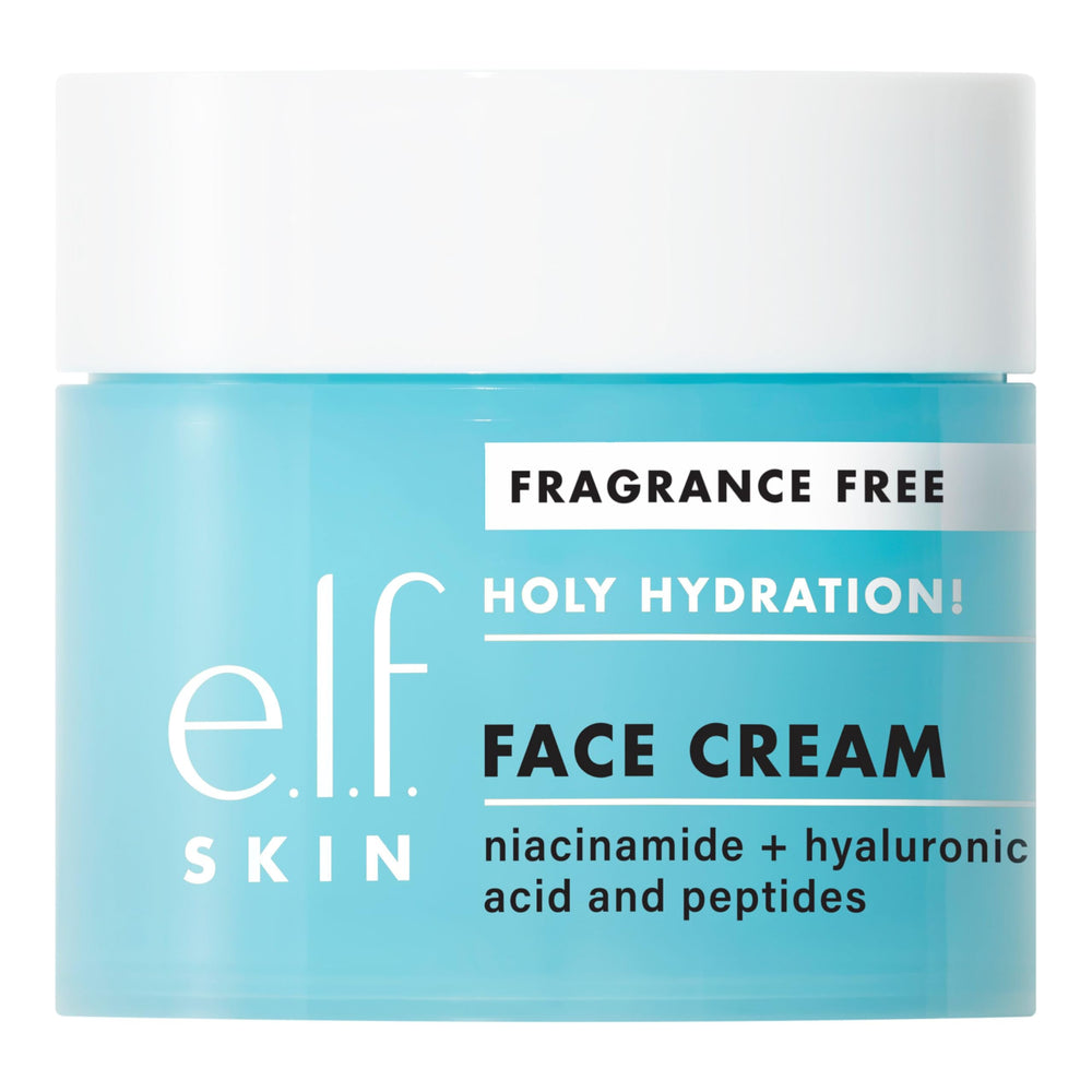 Crema facial e.l.f. Hidratación Sagrada en frasco, ideal para hidratación diaria.