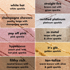 e.l.f. Fine as Fleck Glitter Eyeshadow wear-alone option for quick glam