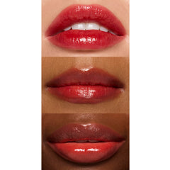 e.l.f. Glossy Lip Stain gloss-to-stain finish adds glossy sheen and color.