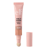 e.l.f. Halo Glow Blush con aplicador cojin para un color luminoso y preciso.