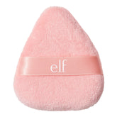 e.l.f. Halo Glow Powder Puff in velour texture for flawless powder application.