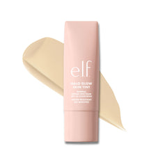 e.l.f. Halo Glow Skin Tint bottle front view with SPF 50 protection.