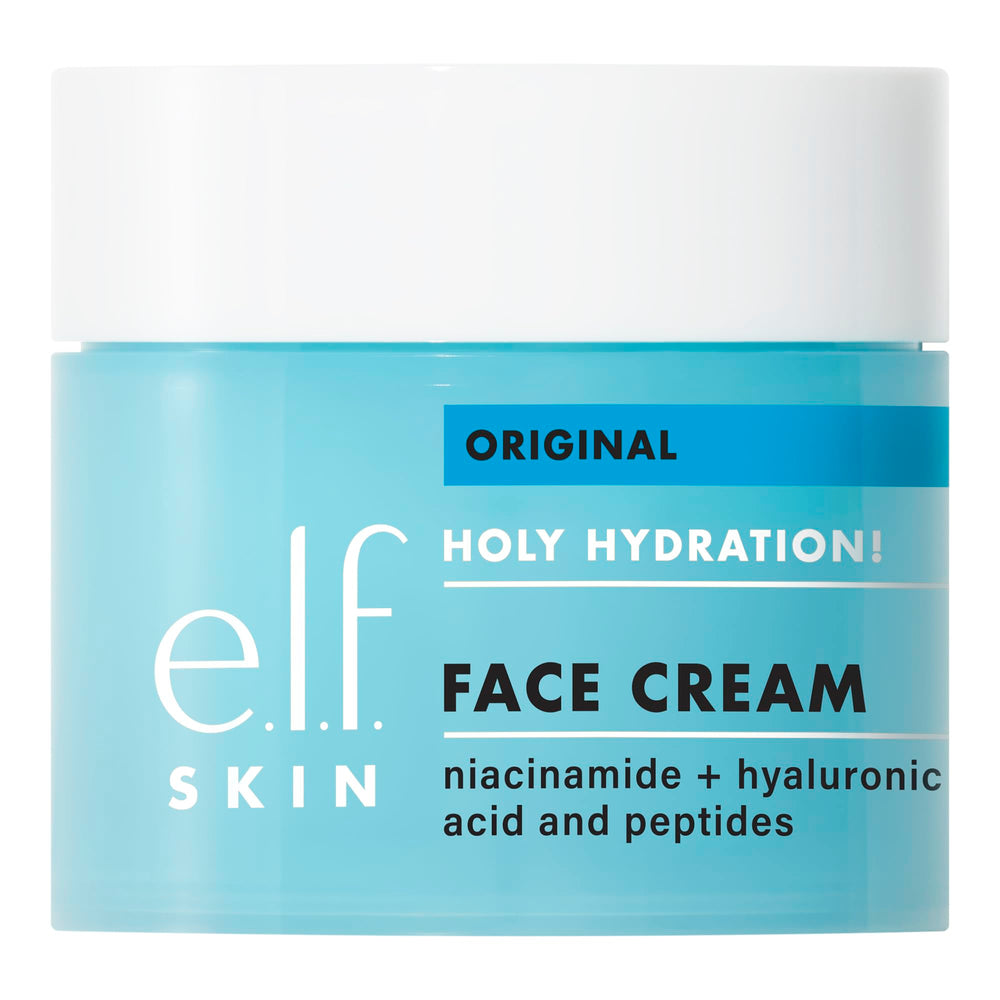 e l f Holy Hydration crema facial, textura suave para hidratación profunda