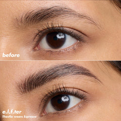 e.l.f. Holy Strokes builds natural brows with light pigment.