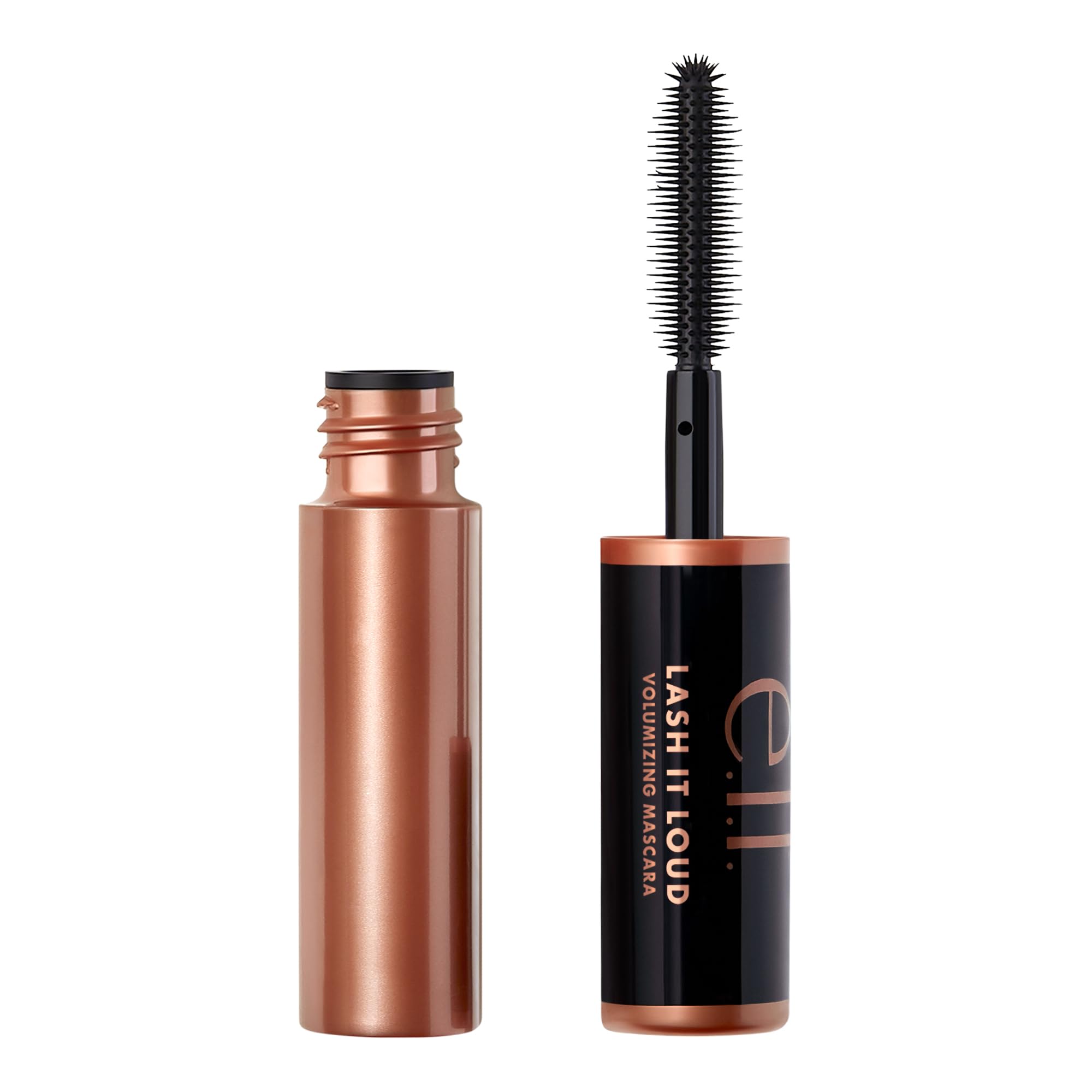 e.l.f. Lash It Loud Mascara Mini packaging highlights compact design for on-the-go glam.