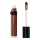 Elf Lip Plumping Gloss Chocolate Glaze bottle shows hydrating shine for a fuller pout