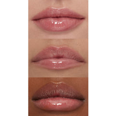 close-up of lips with e.l.f. Sweet Talker gloss for a smooth fuller look