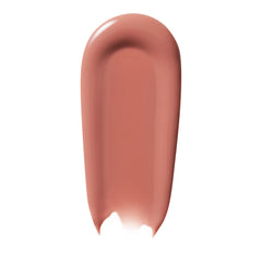e.l.f. Lip Plumping Gloss sheer color swatch for versatile, radiant lips.
