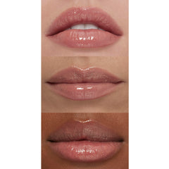 e.l.f. Lip Plumping Gloss vitamin E and coconut oil nourish lips during wear.