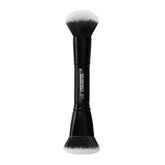e.l.f. liquid bronzer & contour duo brush with sculpted end for precise contouring