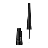 Elf liquid eyeliner jet black bottle for long-lasting definition and bold look.