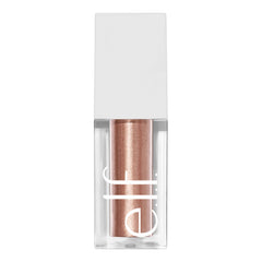 Elf Liquid Metallic Eyeshadow Comet worn in daylight for subtle glow