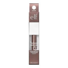Close-up of the gel-base texture from e.l.f. Liquid Metallic Eyeshadow Meteor with quick-dry finish