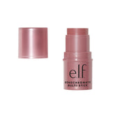 e.l.f. Monochromatic Multi Stick Sparkling Rose twist shows portable shimmer for on-the-go touch-ups.