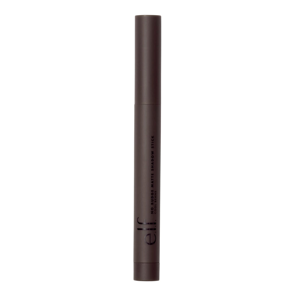e.l.f. No Budge Matte Shadow Stick swatch in Cool Beans showing rich matte pigment.