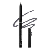 e l f No Budge retractable eyeliner close-up in grey showing waterproof and long-wearing pigment
