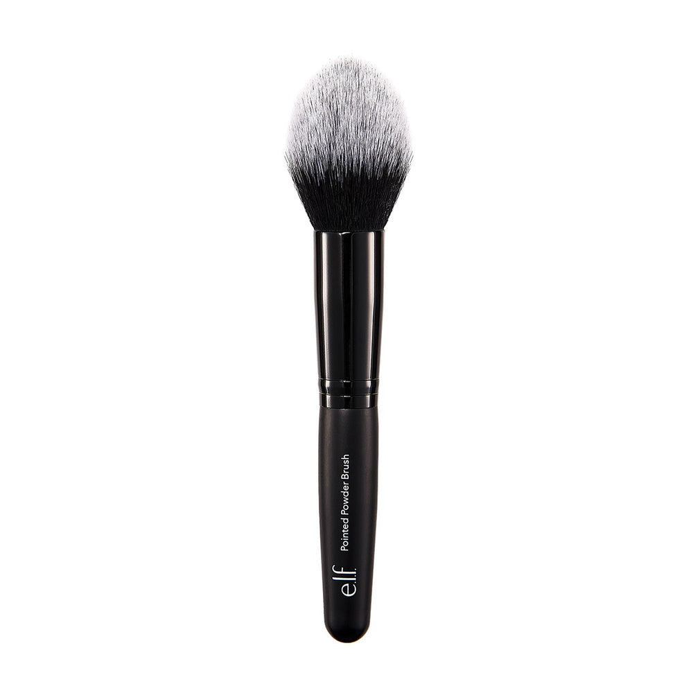 e.l.f. Pointed Powder Brush with tapered end for precise color placement and contouring.